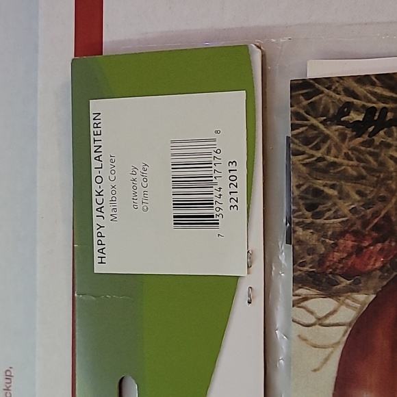 Happy Jack-o-lantern Mailbox Cover - Picture 7 of 7